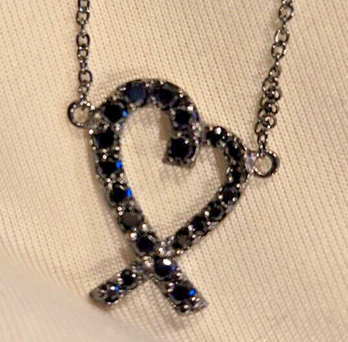 Collana con ciondolo cuore - con,