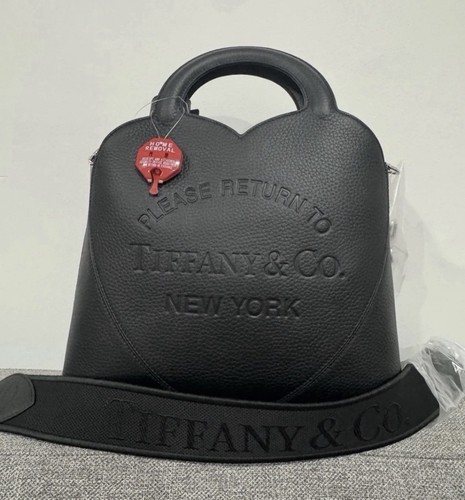 Borsa tiffany nera cuore - nera,