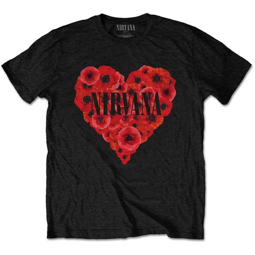 Maglietta nirvana cuore di - maglietta,
