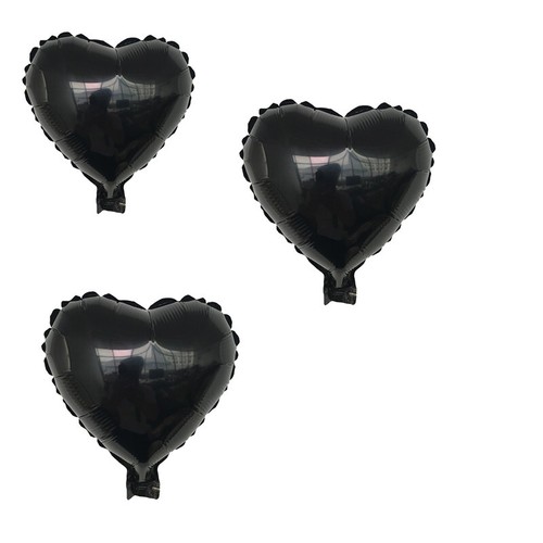 Palloncini cuore nero mini - palloncini,