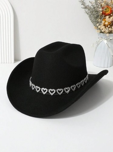 Cappello cowboy cowgirl - , nero