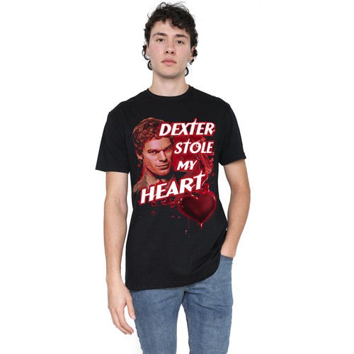Dexter maglietta cuore - dexter,