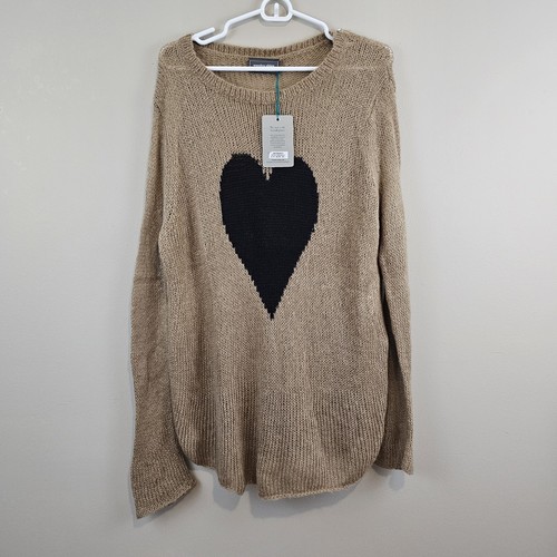 Maglione girocollo cuore navi - maglione,