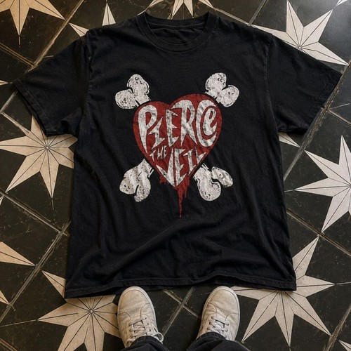 Shirt pierce velo cuore e - pierce,