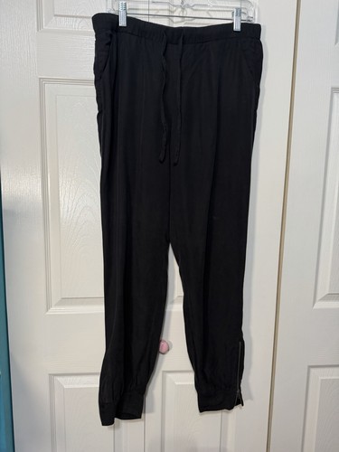 Joggers donna nero cuore