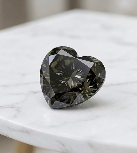 1ct cuore nero - vvs1, aaa