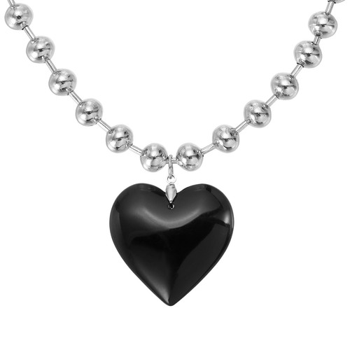 Collana forma cuore in - collana,