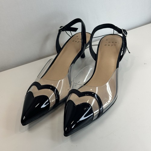 Nero cuore donna sling back - nero,