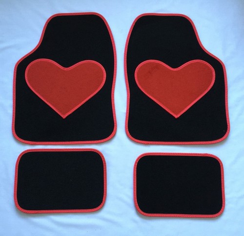 Tappetino auto nero cuore - tappetino,